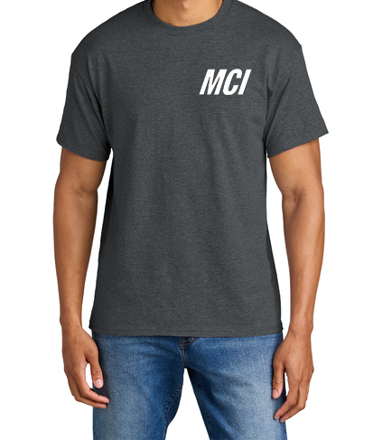 MCI Classic Heather Gray Short Sleeve Tee