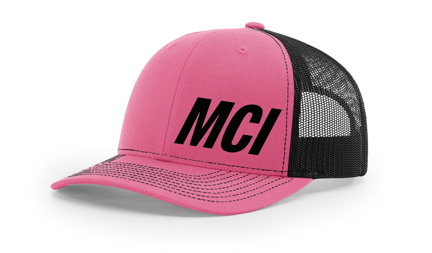 MCI Hot Pink/Black Richardson 112 Snapback