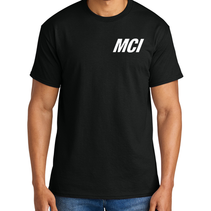 MCI Classic Black Short Sleeve Tee