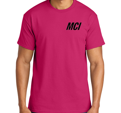 MCI Classic Hot Pink Short Sleeve Tee