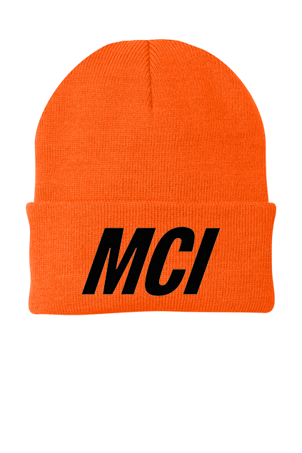 MCI Safety Orange Beanie