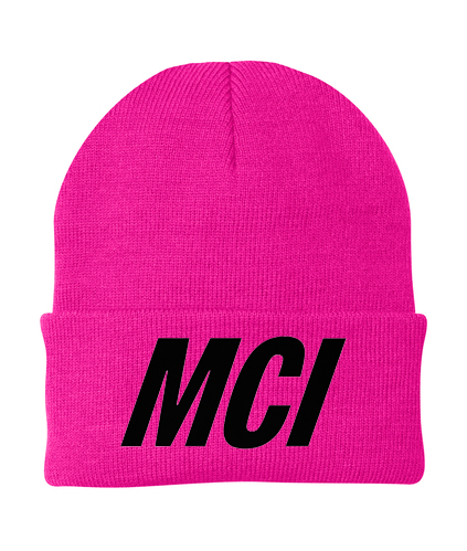MCI Hot Pink Beanie